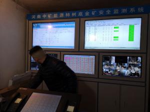 河南中矿能源柿树底金矿气体监测系统、人员定位系统、通讯联络系统、视频监控系统